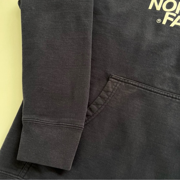 022 - VINTAGE 00s THE NORTH FACE DARK NAVY BLUE MOUNTAIN SWEATSHIRT HOODIE - Picture 3 of 4